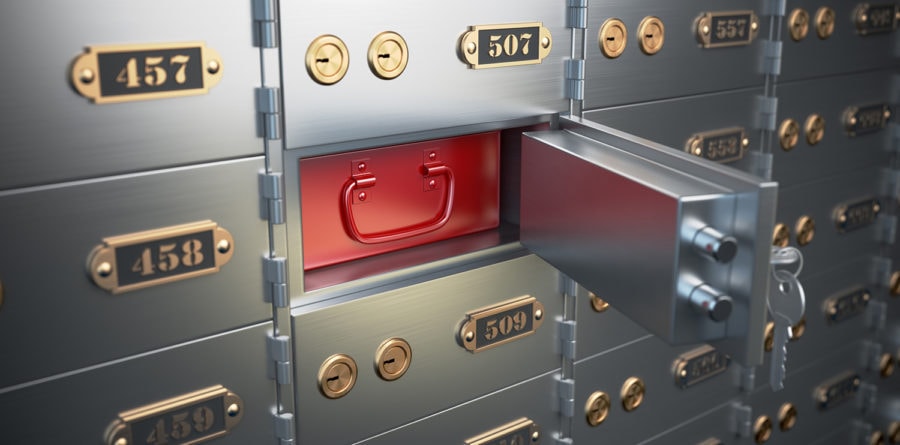 can you keep gold coins in a safe deposit box